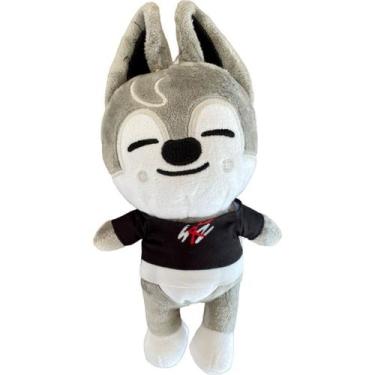 Imagem de Brinquedo de pelúcia Skzoo Wolf Chan da Stray Kids 26cm - Lightbek Off