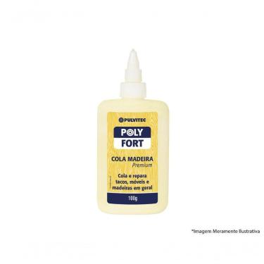 Imagem de Cola Madeira Pulvitec 100g C/24pcs