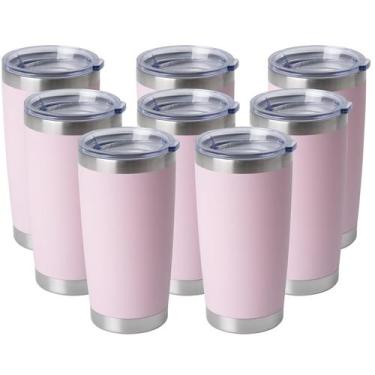 Imagem de Copo de aço inoxidável HASLE OUTFITTERS 600 ml, pacote com 8 unidades,