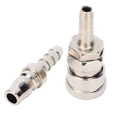 Imagem de Mingzhe Conector Pneumático para Mangueira de Ar, Conector Rápido Tipo C Com Travamento Automático para Conexões de Ferramentas Pneumáticas, Uso Comercial e Industrial, ferro.