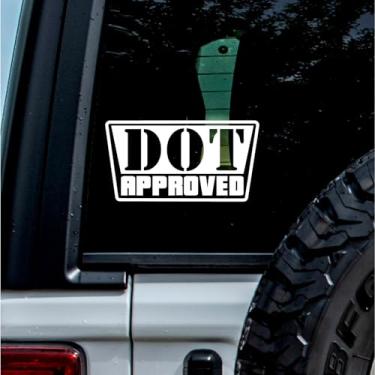 Imagem de Sem fundo - Adesivo de carro à prova d'água aprovado por pontos inspirado na natureza decalque para decoração de casa e expressão pessoal (branco, 12 cm x 6 cm) |K17570WH