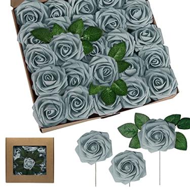 Imagem de Casa Pc Dia Buquê Simulação Casamento Falso Festival Presente Ilustração Flor dos Namorados 25 Espuma DIY Caixa Rosa Decoração Diária Decoração de Casa Rosa Quente Flores Artificiais Flores Coloridas