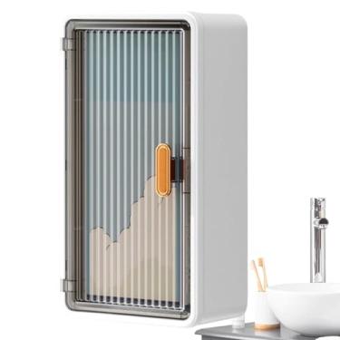 Imagem de Porta-lenços de banheiro, organizador de papel de parede, organizador de armazenamento, acessórios de banheiro para decoração de casa, quarto, apartamento, cozinha, tempero, maquiagem, esfregão