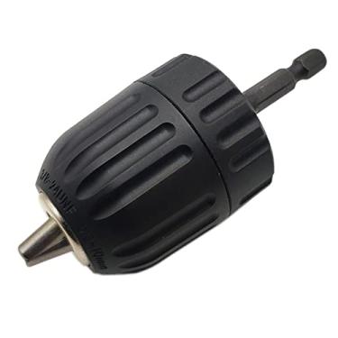 Imagem de Pinças Precisas Keyless Drill Chuck Converter 3/20.3 cm- 24UNF Rosca Adaptador de Troca Rápida SDS-Plus Haste 1/10.2 cm Hex (Cor: Conjunto de 4 peças) (Mandril e Haste Hexagonal)