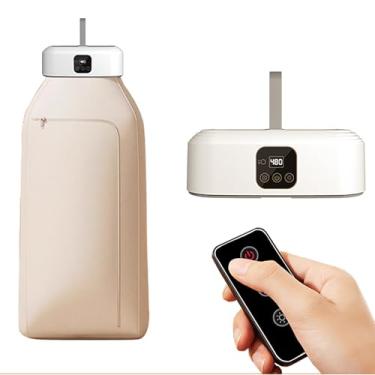 Imagem de AMZTEMU Secadores portáteis, mini secadora de roupa portátil com comando remoto, secador de bomba de calor, estendais elétricos - tomada UE (600 W)