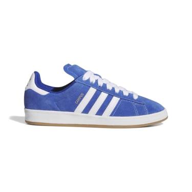 Imagem de adidas Originals Campus ADV Tênis masculino de skate, Azul royal/branco, 43