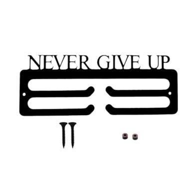 Imagem de predolo Suporte de Medalhas de Parede, Organizador de Fitas de Premiação, Expositor de Medalhas, Suporte para Medalhas de Natação, Nunca Desista