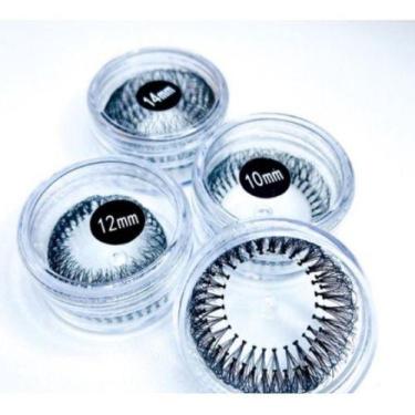 Imagem de Cilios Tufo Tufinho No Pote Extensão Alongamento Unidade - oem, 14mm
