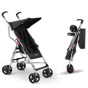 Imagem de Carrinho Guarda-Chuva Pocket 6M - 15kgs Preto Multikids Baby - BB327 +