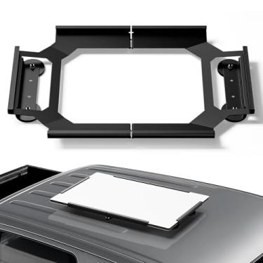 Imagem de Kit de montagem plana Starlink Gen 3, kit de montagem de teto magnético de liberação rápida Starlink para trailers, vans, barco, aterrissagem