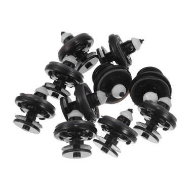 Imagem de VekAuto 10 peças de clipes de retentor de acabamento de painel de porta compatíveis com Audi TT Quattro 2008-2015, nylon durável, preto, branco, multifuncional, painel de acabamento de carro