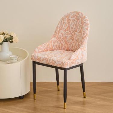 Imagem de Capas de poltrona curvadas, capa para cadeira de jantar, capa de assento doméstico, protetor de móveis fácil de instalar, para cozinha, pátio, café, reunião de família - tipo 02||tamanho regular