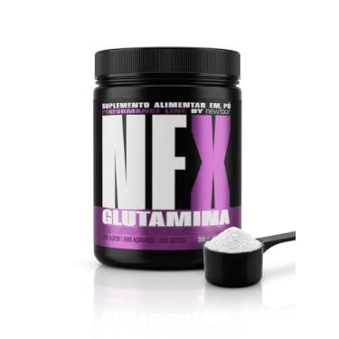 Imagem de NFX Newfour Glutamina 100% Pura 300g, L-Glutamine em Pó, Suplemento Alimentar para Recuperação Muscular e Saúde Intestinal, Sem Sabor, Zero Glúten
