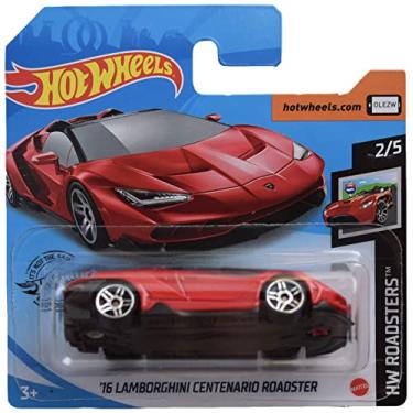 Imagem de Hot Wheels '16 Lamborghini Centenario Roadster, [red] Roadsters 2/5 Short Card