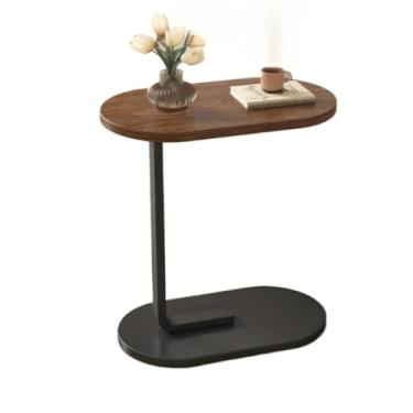 Imagem de Mesa de Apoio de Canto Lateral Notebook Café Para Sofá Cama, Perfeita para Verão em Casa - Mesa lateral para sofá(Preto)
