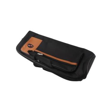 Imagem de Eujgoov Bolsa para Cobertura de Trompete Bolsa de Espuma Oxford 600D Com Alça de Ombro Ajustável Design Acolchoado Espesso para Músicos Preto 20,4 X 8,6 X 5,9 Polegadas