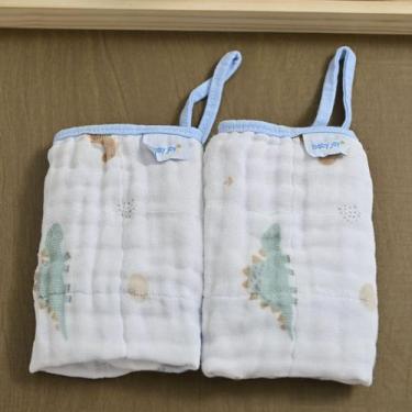 Imagem de Pano de Boca Babete Soft para Bebê 2 Unidades Baby Joy, Dino