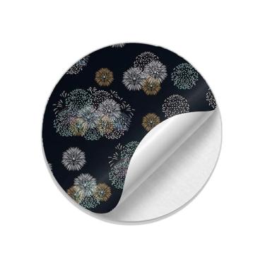 Imagem de Ladrilho Decorativo de Cerâmica Fogos de Artifício Padrão Sem Costura