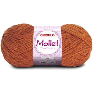 Imagem de Fio Mollet Círculo 100g 200m Lã Acrílica Tricô Crochê Artesanato Touca Cachecol Inverno Novelo (4817 - BRASA)
