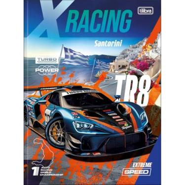 Imagem de Caderno X-Racing TILIBRA Universitário BROCHURA - 80 Folhas (Santorini)