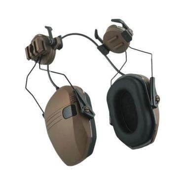 Imagem de Protetor Auricular Tático Com Proteção Auditiva NRR 23dB Versão Com Cl