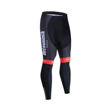 Imagem de Calças Térmicas De Ciclismo Masculinas Para Inverno Quick Step Fleece 