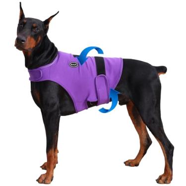 Imagem de Harbyel Colete de ansiedade para cães – Camisa calmante para a pele para trovões, fogos de artifício, visitas veterinárias e ansiedade de separação – sem necessidade de medicamentos ou treinamento