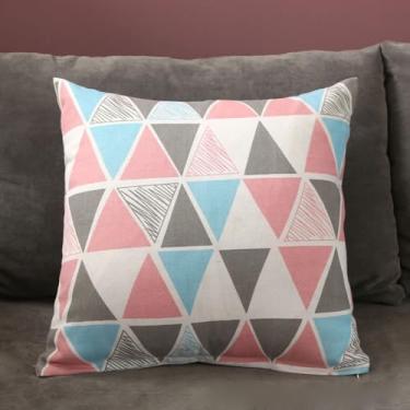 Imagem de HEEPDD Capa de Almofada para Casa, Capa de Almofada de Linho Confortável e Versátil Com Zíper Requintado, para Decoração de sofá de Sala de Estar (40x40)