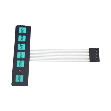 Imagem de Kit De Teclado Matricial De 6 Teclas Com Painel De Controle LED Para A