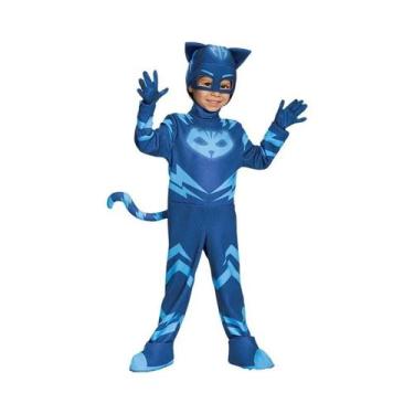 Imagem de Fantasia De Cosplay Infantil De Homem-Máscara Gato Menino, Roupa De Pe