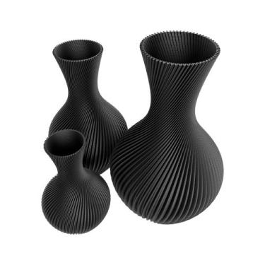 Imagem de Kit 3 Vasos Decorativos de Plantas Artificiais para Sala e Escritório,