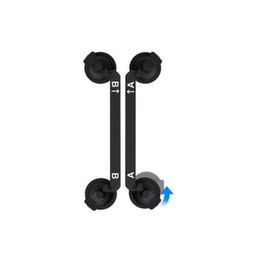 Imagem de Kit De Suporte Com Ventosa Para Mini Starlink Para Janelas De Carro E 