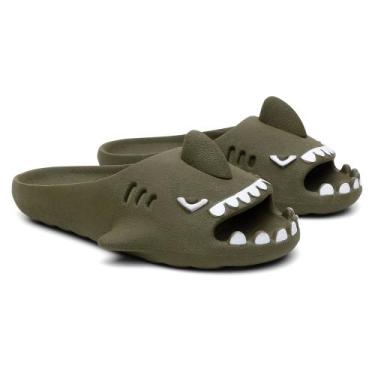 Imagem de Chinelo Infantil Sharky Tubarão Nuvem Slide Confortável Kids - Valenti