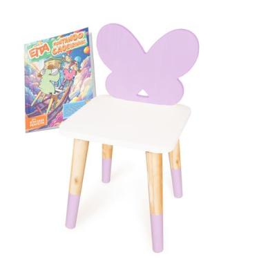 Imagem de Cadeira Infantil de Madeira Borboletinha - Eita Casa Perfeita