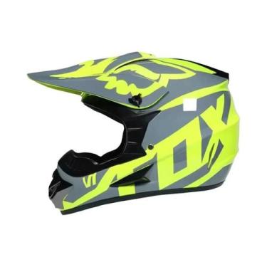 Imagem de Kit De Capacete MX Infantil Com Certificação DOT/ECE, Óculos Ventilado