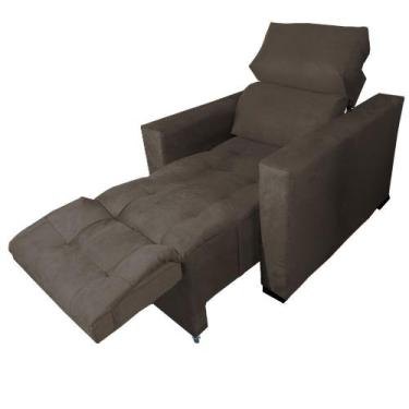 Imagem de Poltrona Do Papai Retrátil e Reclinável Madri - Marrom - Moveis Águias