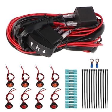 Imagem de Generic Kit de Interruptor Rocker de Sinal de Volta UTV, Função Aprimorada, Adequado para, Adequado para RZR, Kit de Iluminação Legal de Rua para ATV, Material ABS (Interruptor de giro vertical)