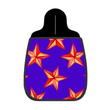 Imagem de Lixeira De Carro Organizador Lixinhocar Estrela Esculpida Roxo