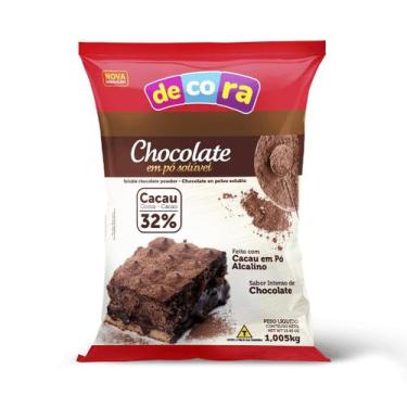 Imagem de Chocolate em Pó Solúvel 32% 1,005kg Decora