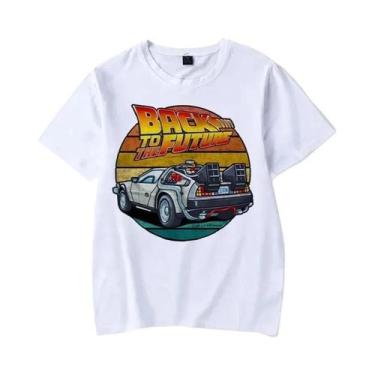 Imagem de Camiseta Unissex De Volta Para O Futuro Moda Casual De Verão Camiseta 