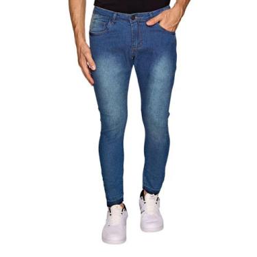 Imagem de Calça Jeans Curta Capri Apertada Skinny Oferta Barato D+ - Btxmoda&Co,