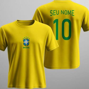 Imagem de Camiseta Copa 2026 Frente e Costas Dry Fit Malha Fria Leve Confortavel
