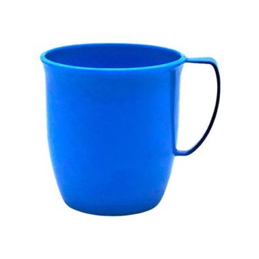 Imagem de Caneca Infantil de Plástico 360 ml Personagens Plasútil, Azul Lisa 300