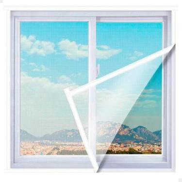 Imagem de Tela Mosquiteira para Janelas 160x140cm – Proteção Contra Insetos com