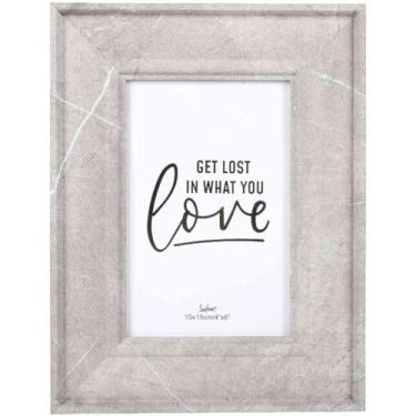 Imagem de Porta Retrato, Yangzi, MDF, Moldura Cinza, 10 cm x 15 cm