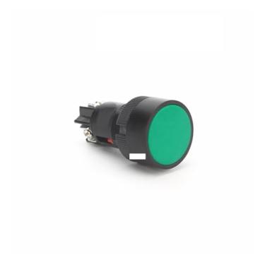 Imagem de 1 interruptor de botão de autorredefinição de 22 mm XB2-EA131 EA142 EA151 botão liga/desliga botão plano (verde)