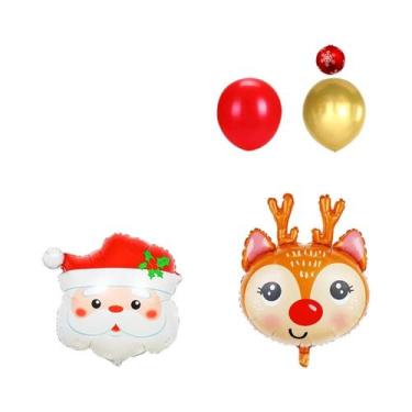 Imagem de Kit De Suporte Para Balões De Festa De Natal 16/27 Peças, Balões De Ca