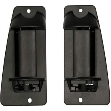 Imagem de Maçaneta estendida da porta da cabine traseira esquerda e passageiro direito para GMC Sierra 1500 2500 3500 Chevrolet Silverado 1999 2000 2001 2002 2003 2004 2005 2006 2007 substitui 15758171 15771