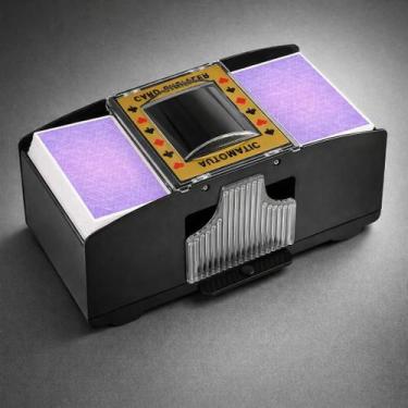 Imagem de Embaralhador automático de cartas para 2 baralhos - Genérica