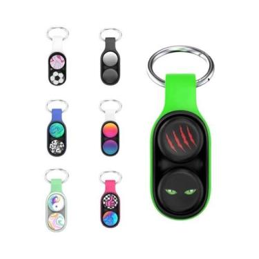 Imagem de Brinquedo Colorido De Fidget Spinner Magnético Elástico Para Adultos E